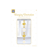 Hangdecoratie 21 Jaar Goud Wit 20,5cm